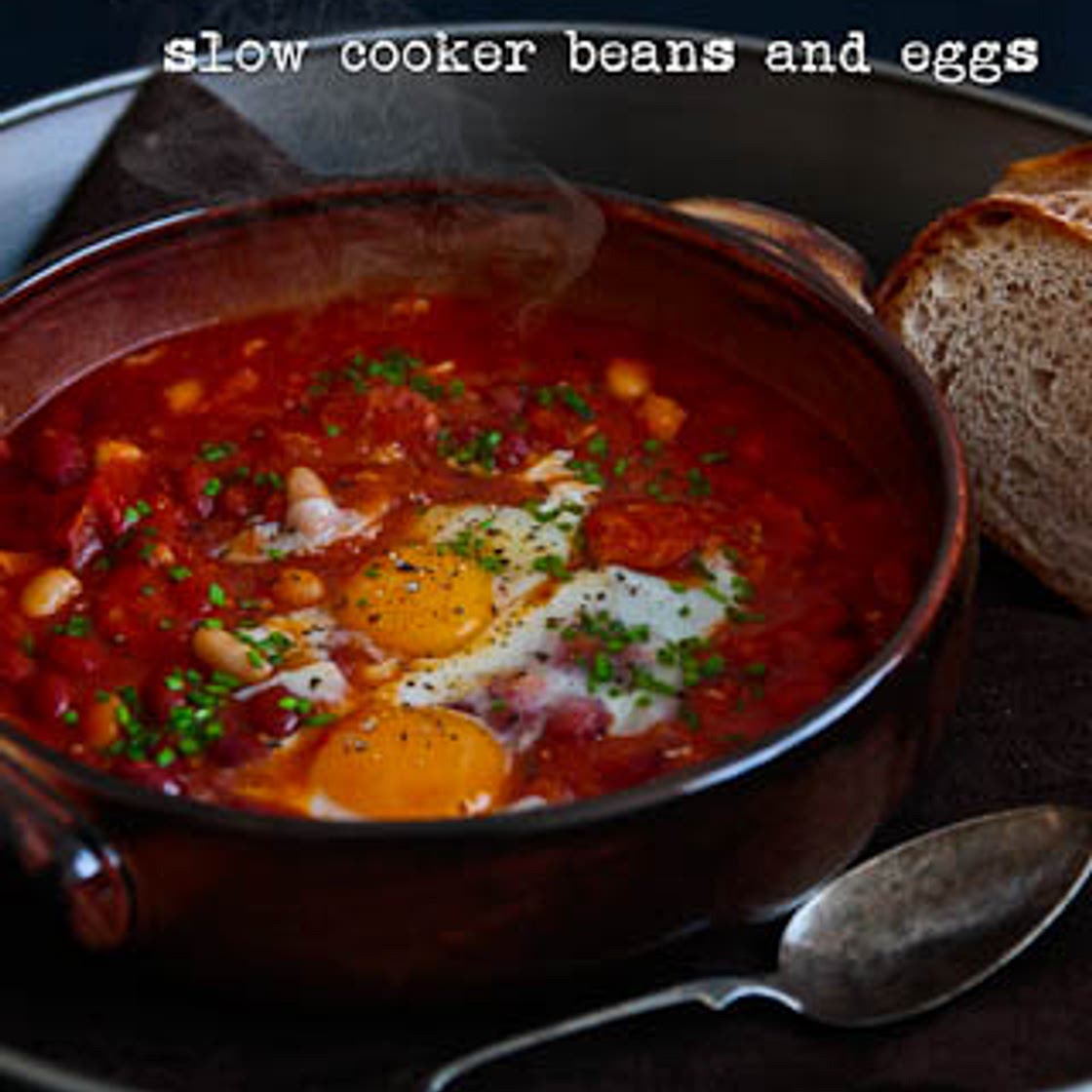 Slow Cooker Breakfast Beans