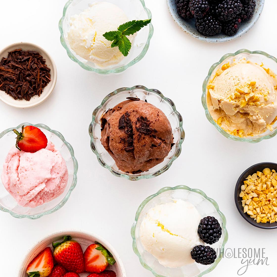 Frozen Yogurt Recipe (5 Flavors)