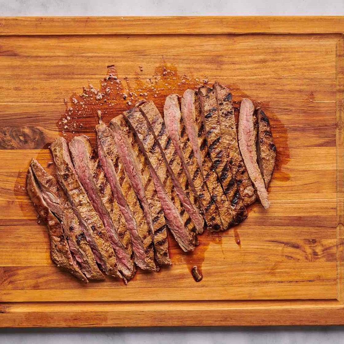 Grilled Balsamic and Garlic Flank Steak