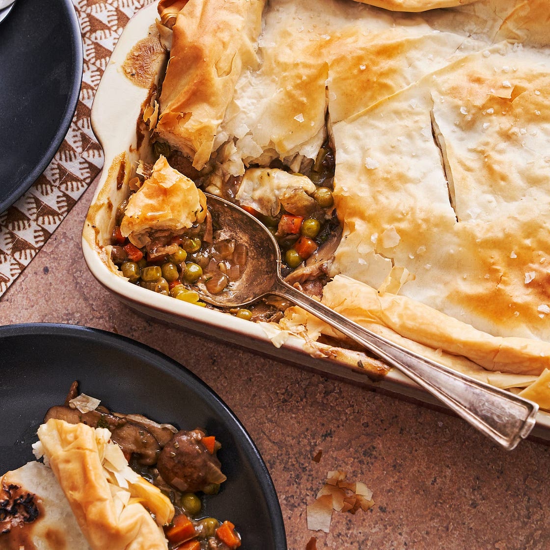 Vegan Mushroom Pot Pie