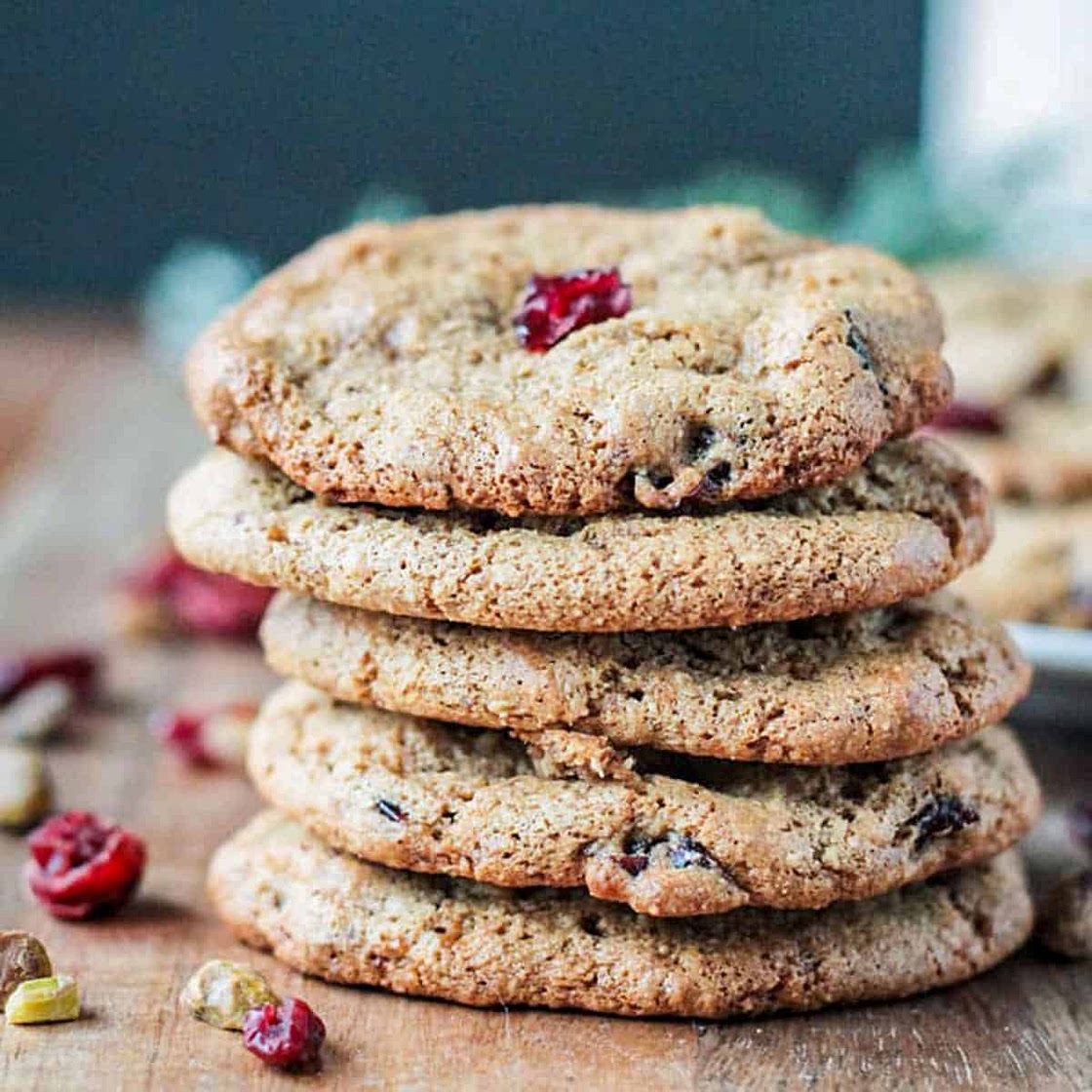 Vegan Cranberry Cookies