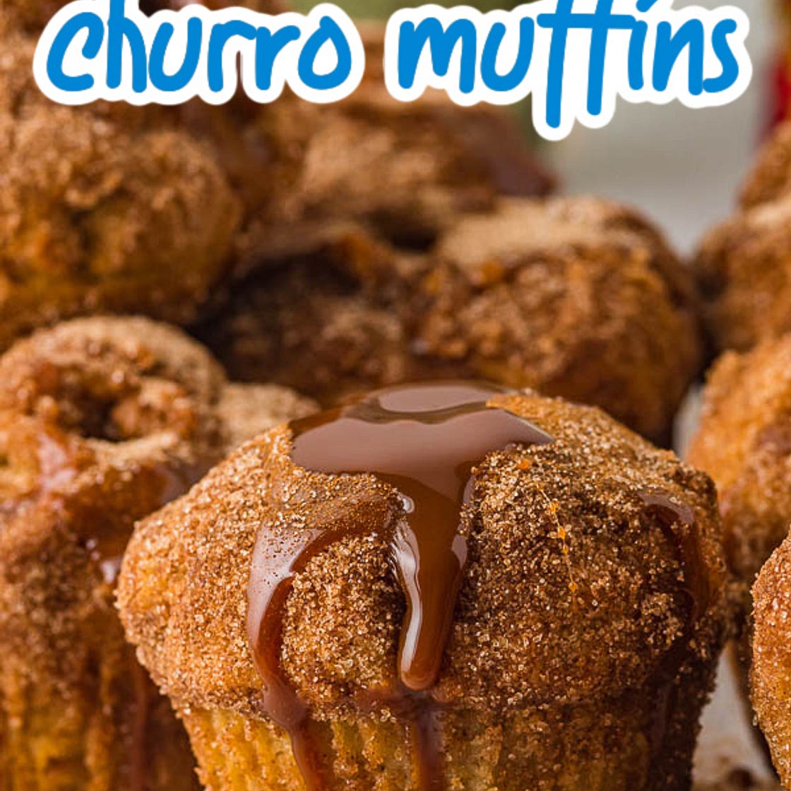 DULCE DE LECHE CHURRO MUFFINS