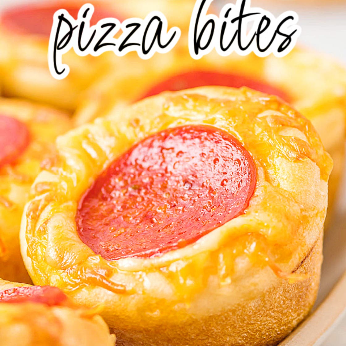 MUFFIN PAN PEPPERONI PIZZA BITES