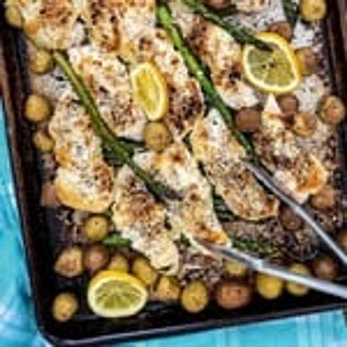 Everything Bagel Chicken Sheet Pan Dinner