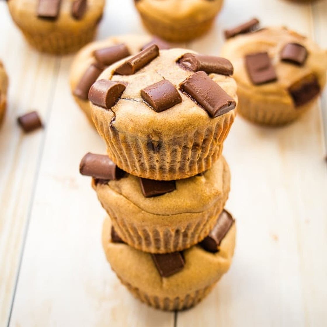 Peanut Butter Banana Muffins