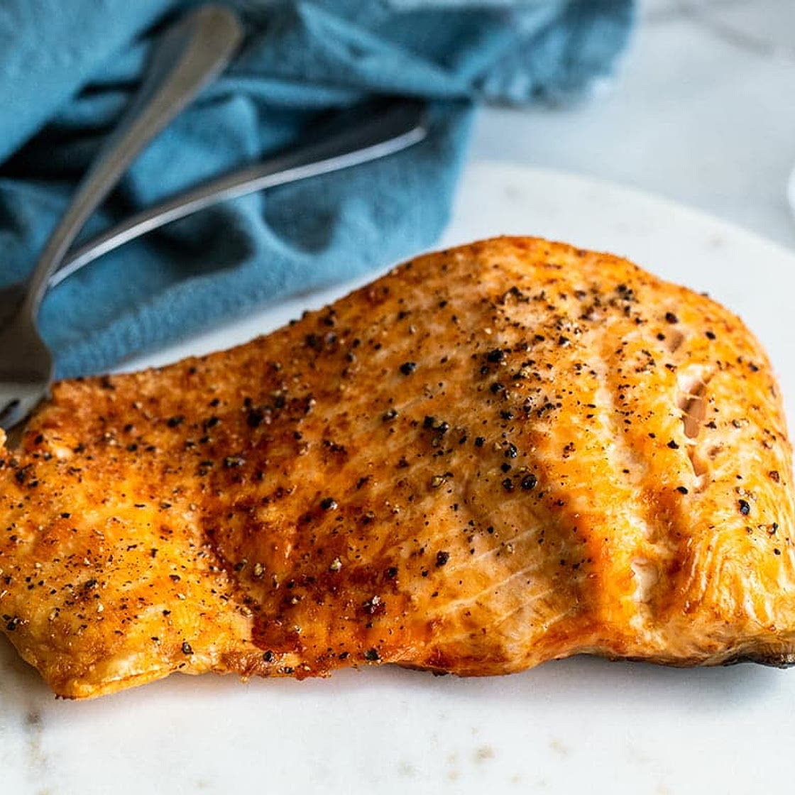 Air Fryer Salmon with Crispy Skin