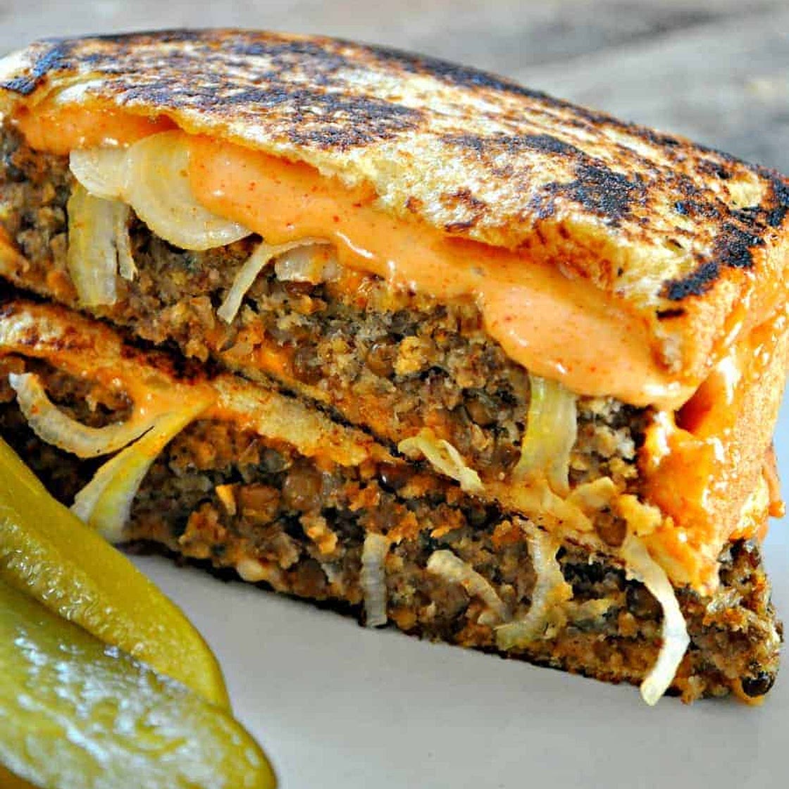 Vegan Lentil Frisco Melt
