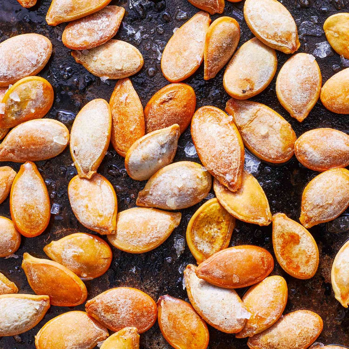 Roasted Butternut Squash Seeds