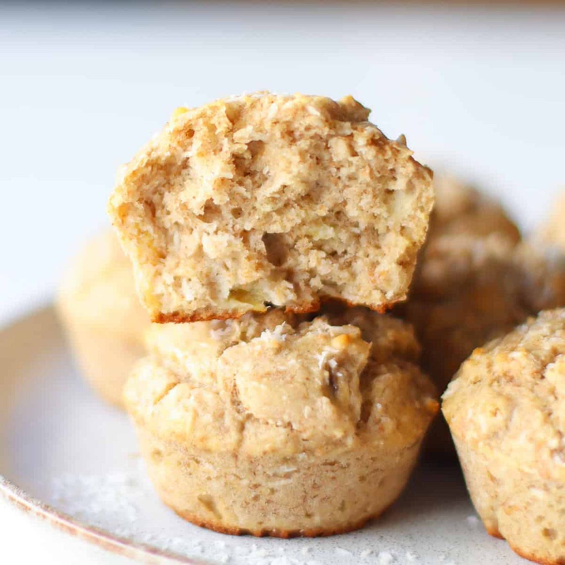 Coconut Muffins with Banana