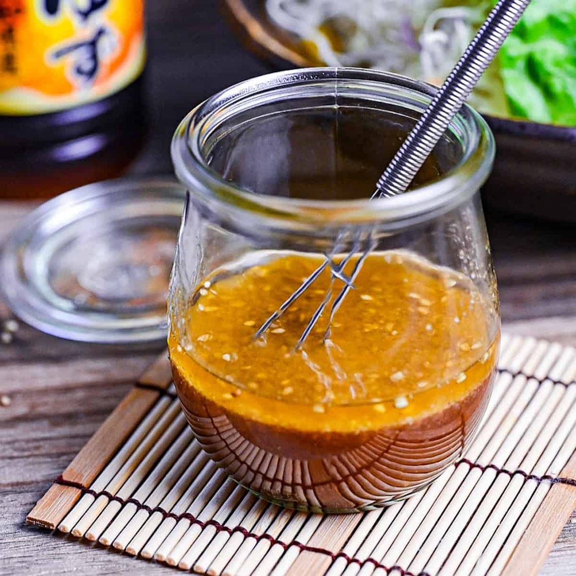 Ponzu Salad Dressing (with Sesame and Wasabi)
