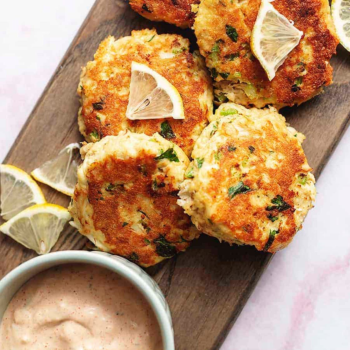 Keto Crab Cakes with Smoky Remoulade