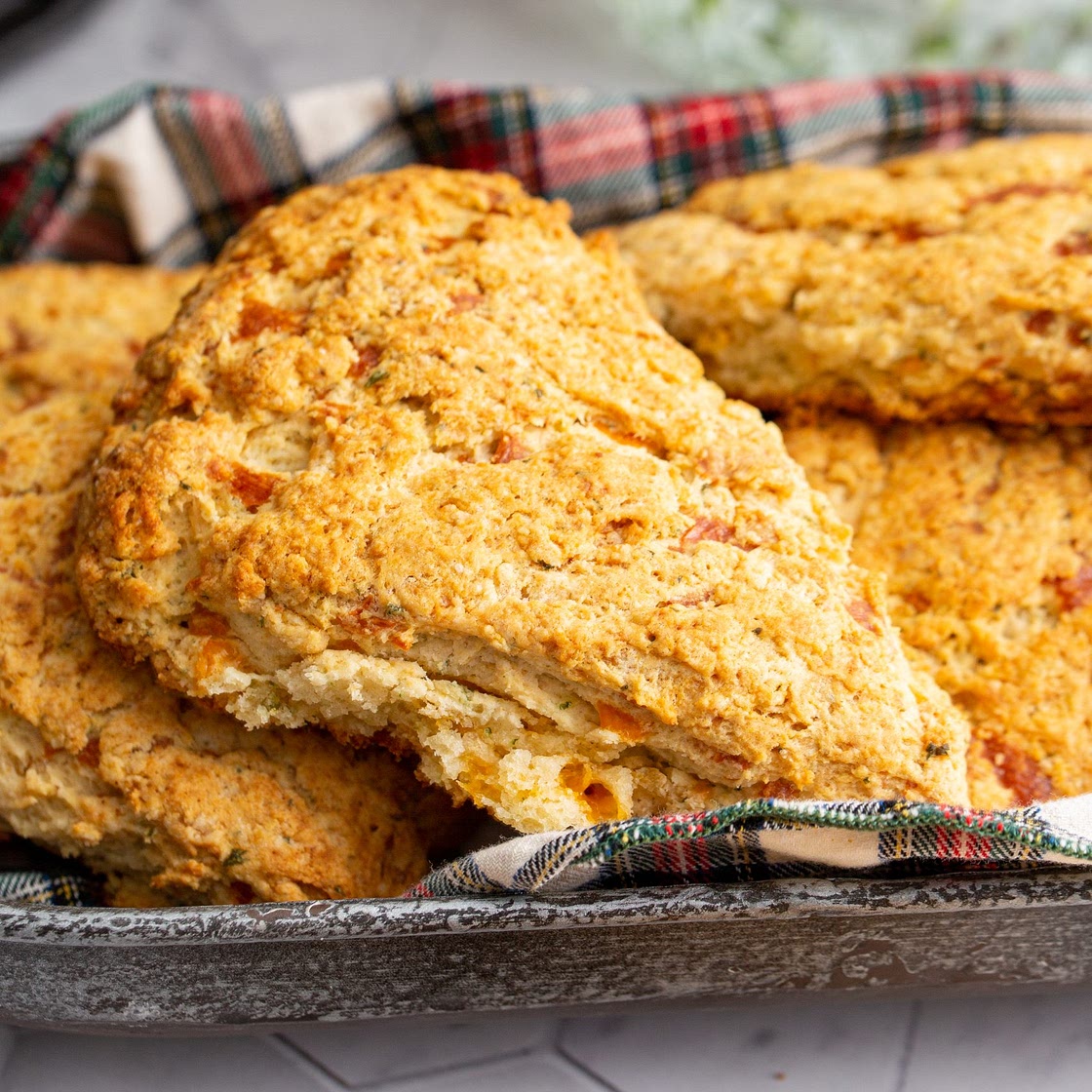 Cheddar Herb Scones Recipe