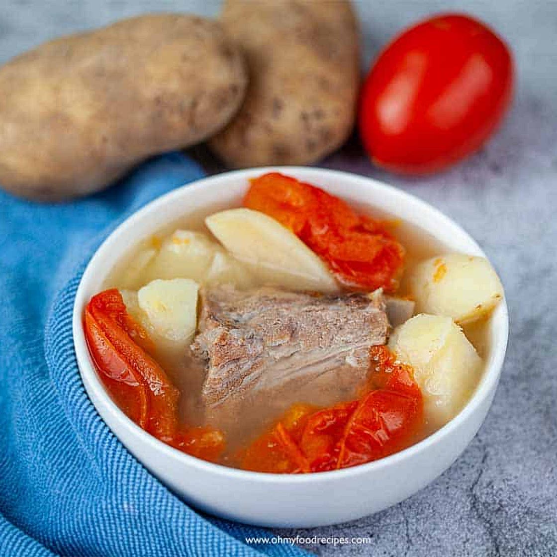 Tomato Potato Pork Bone Soup