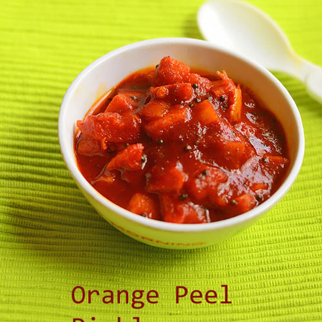Orange Peel Pickle Recipe