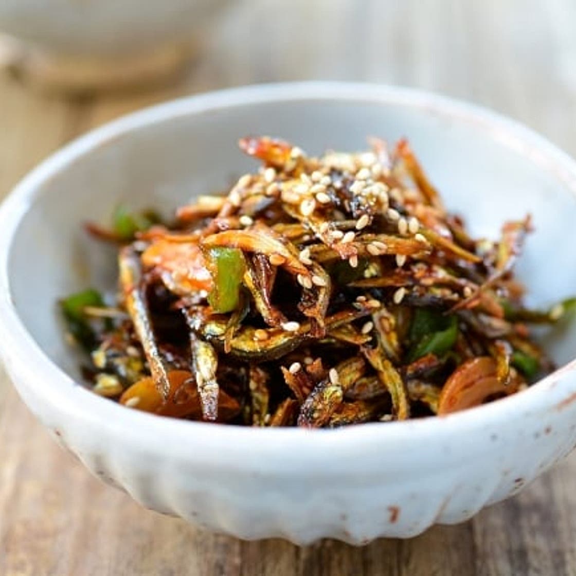 Myeolchi bokkeum (Stir-fried Dried Anchovies)