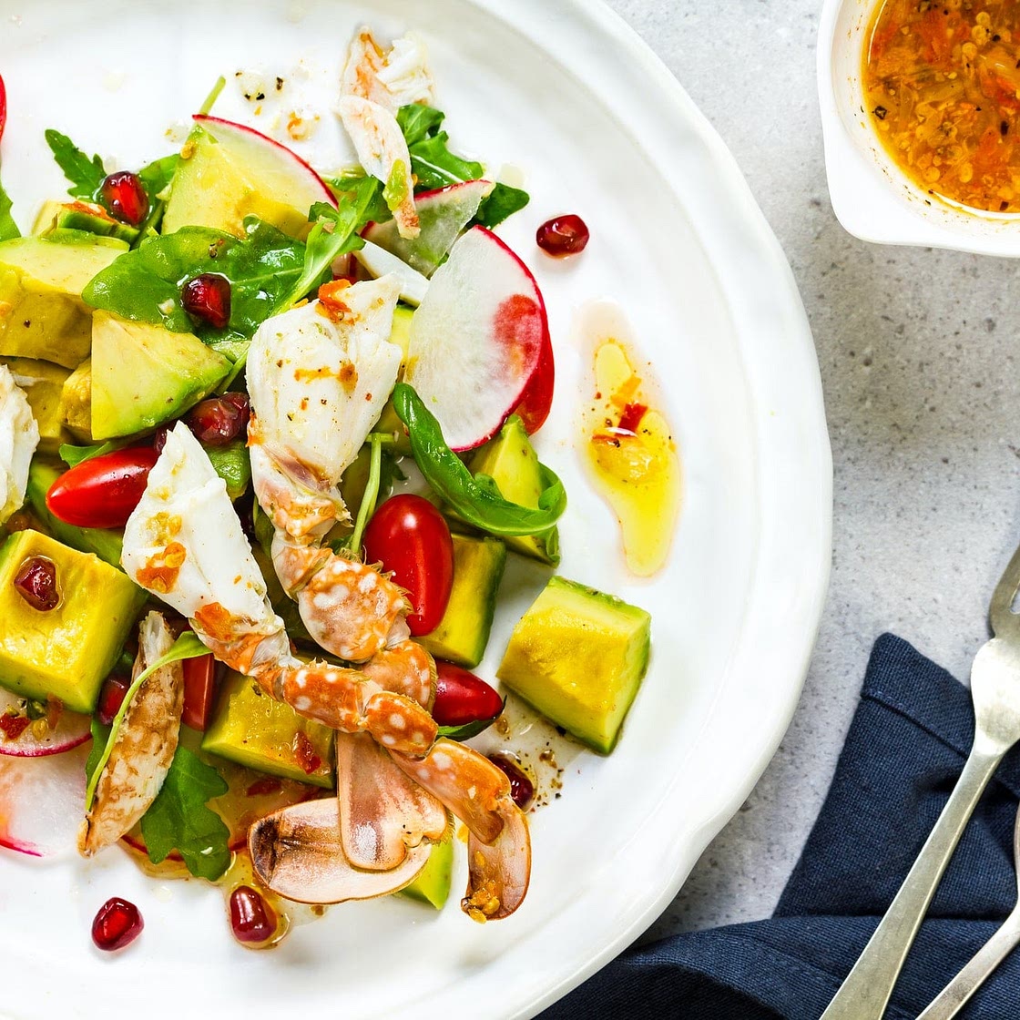 Delicious Paleo Crab Salad With Avocado