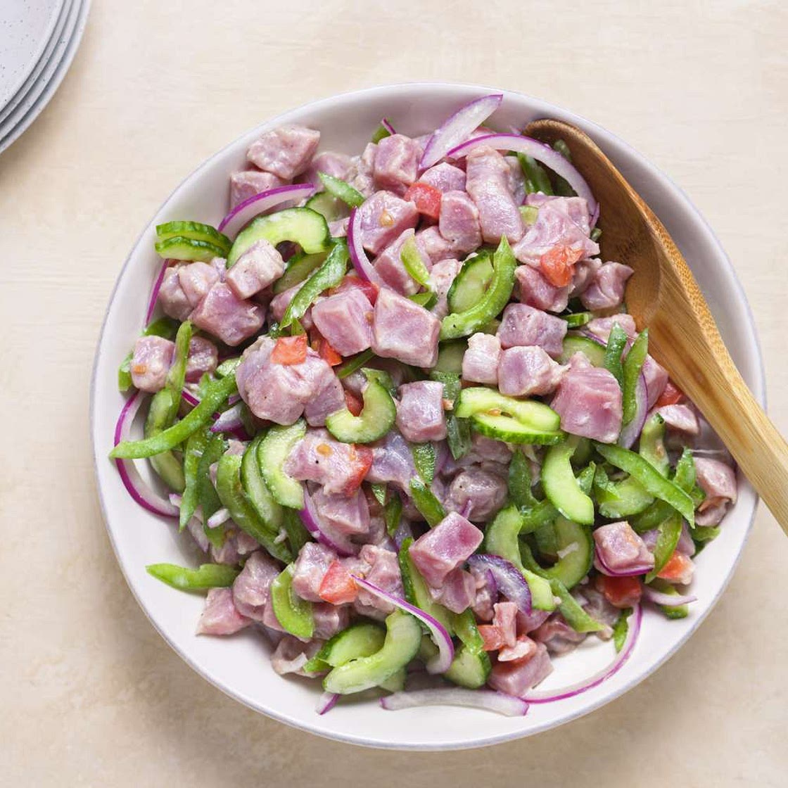 Tahitian Poisson Cru (Marinated Raw Fish)