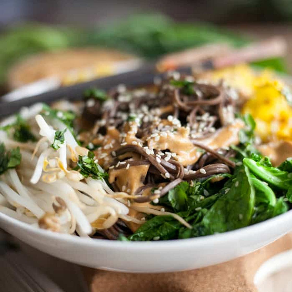 Thai Soba Noodles Recipe With Peanut Sauce GLUTEN FREE