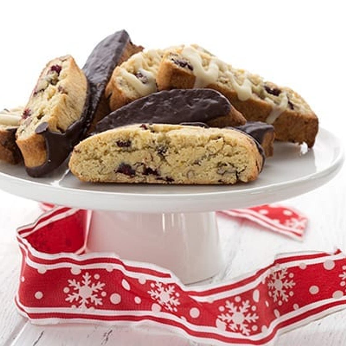 Keto Cranberry Pecan Biscotti