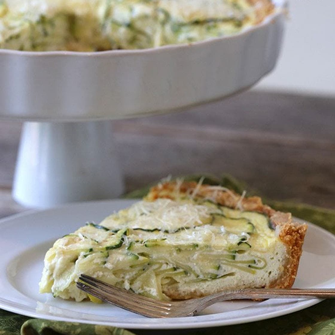 Keto Zucchini Ricotta Tart