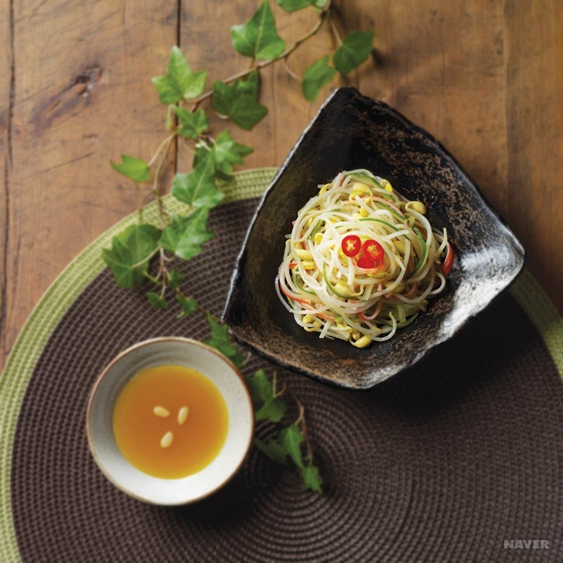 콩나물 겨자냉채 만드는 법