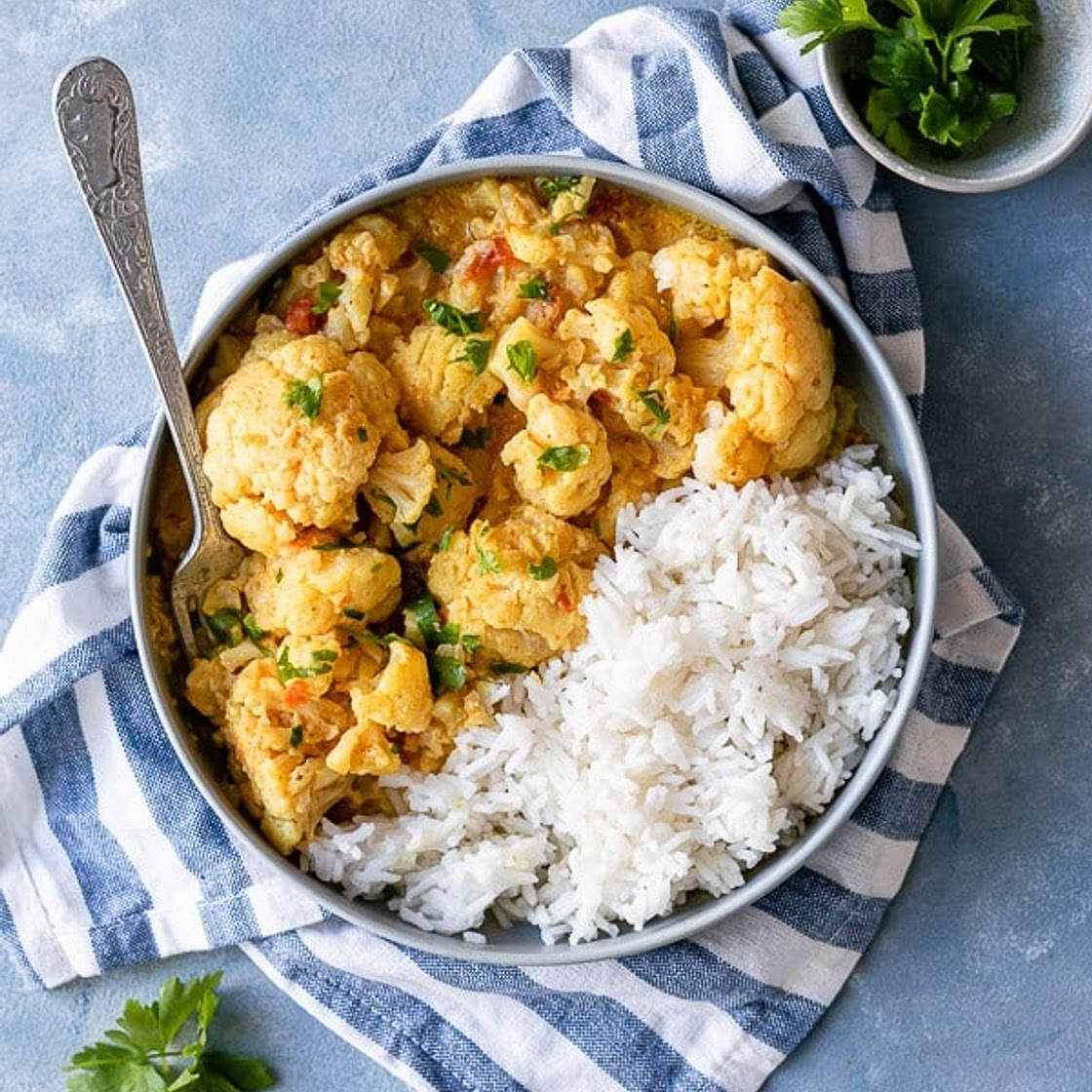 Caril de Couve-flor {Vegan}