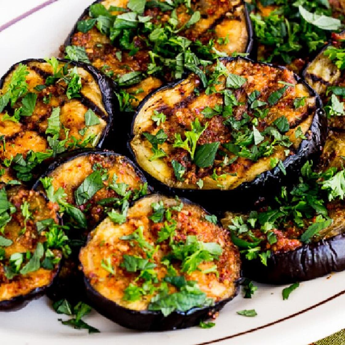 Spicy Grilled Eggplant