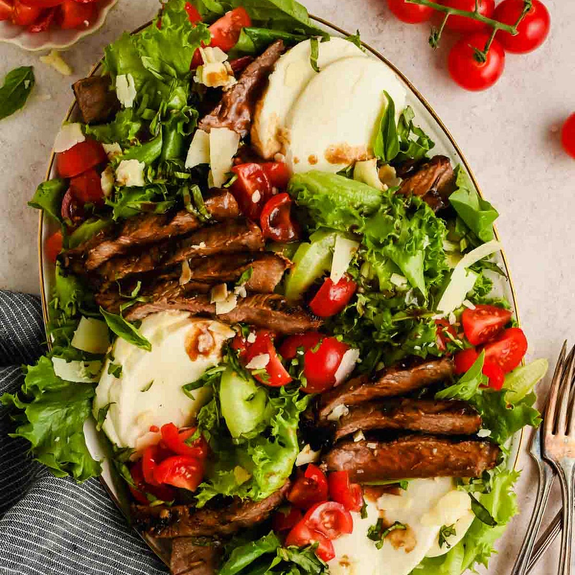 Caprese Steak Salad