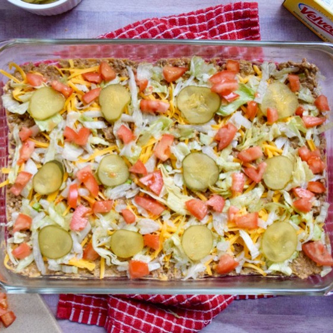 Velveeta Cheeseburger Dip