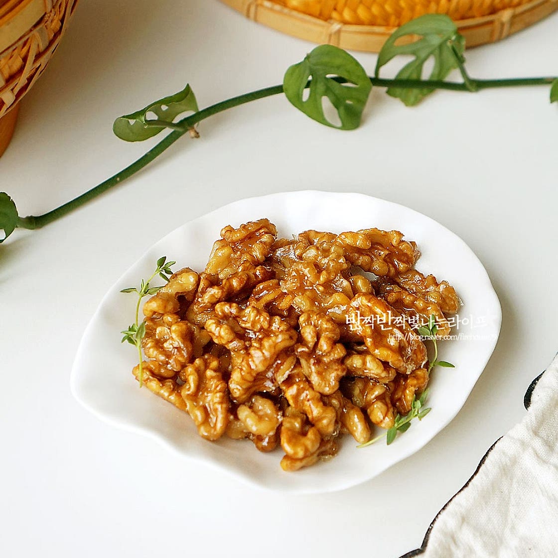 호두정과 만들기 호두 전처리 호두강정 만들기 오븐 호두요리