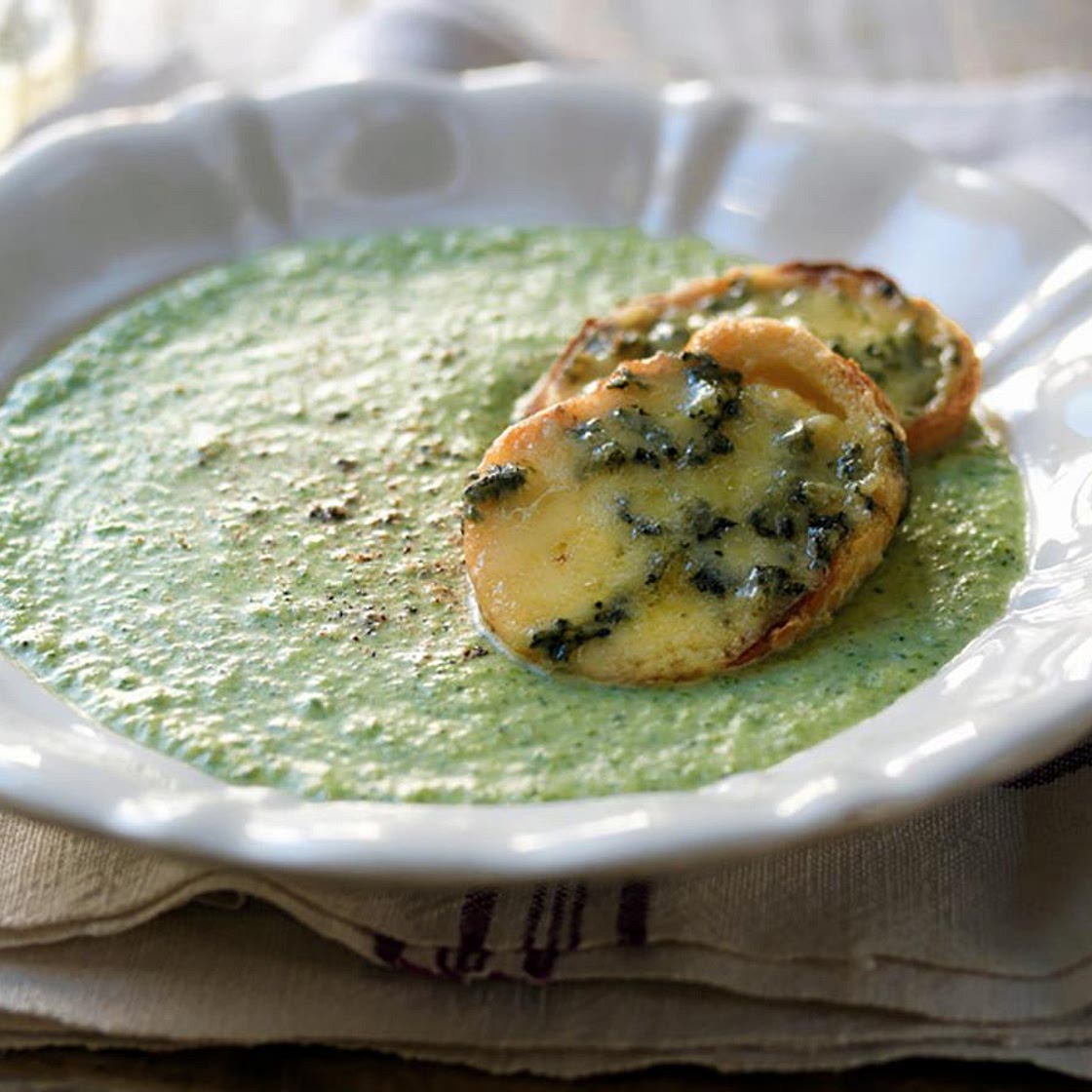 Broccoli and Stilton soup