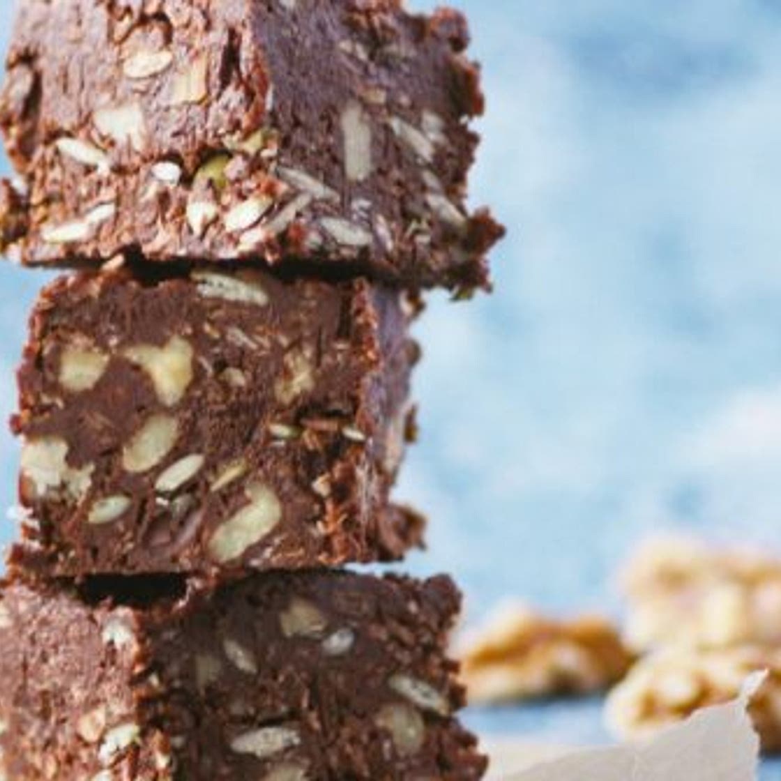 No Bake Chocolate Almond Butter Squares