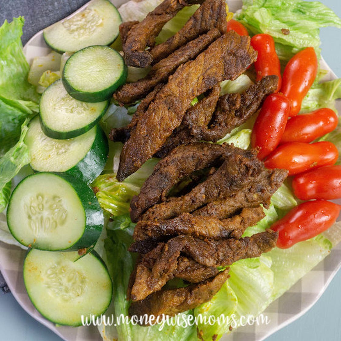 Salad with Shawarma Beef