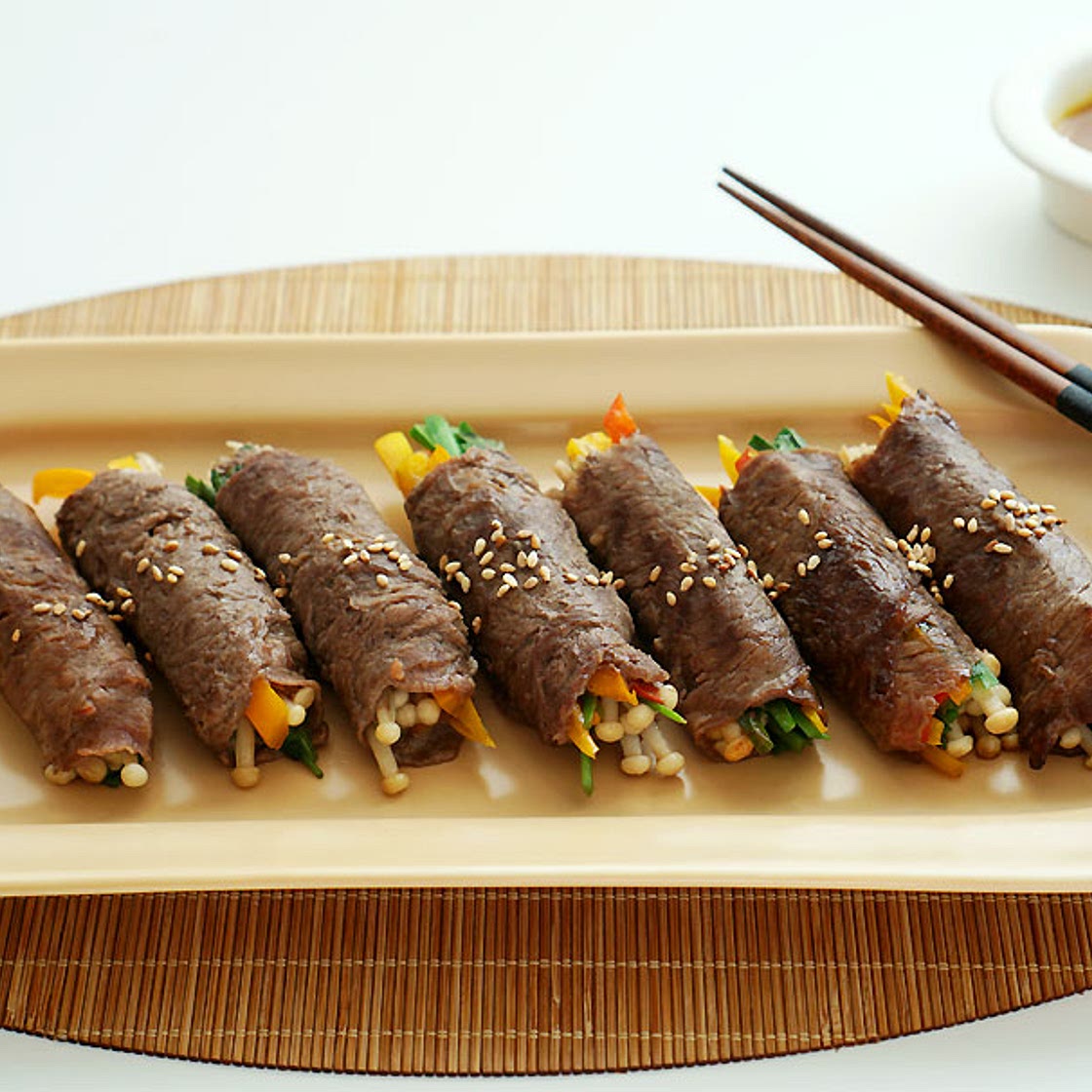 소고기말이 맛과 영양만점 요리