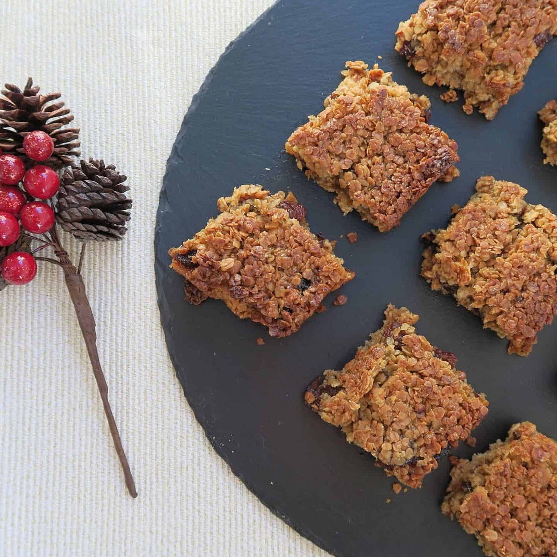 Gluten Free Mincemeat Flapjack