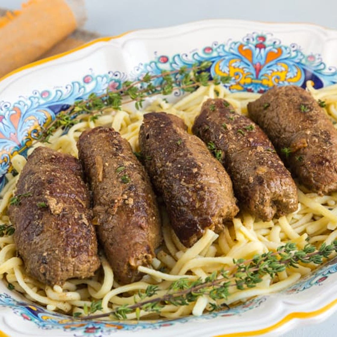 Traditional German Beef Rouladen