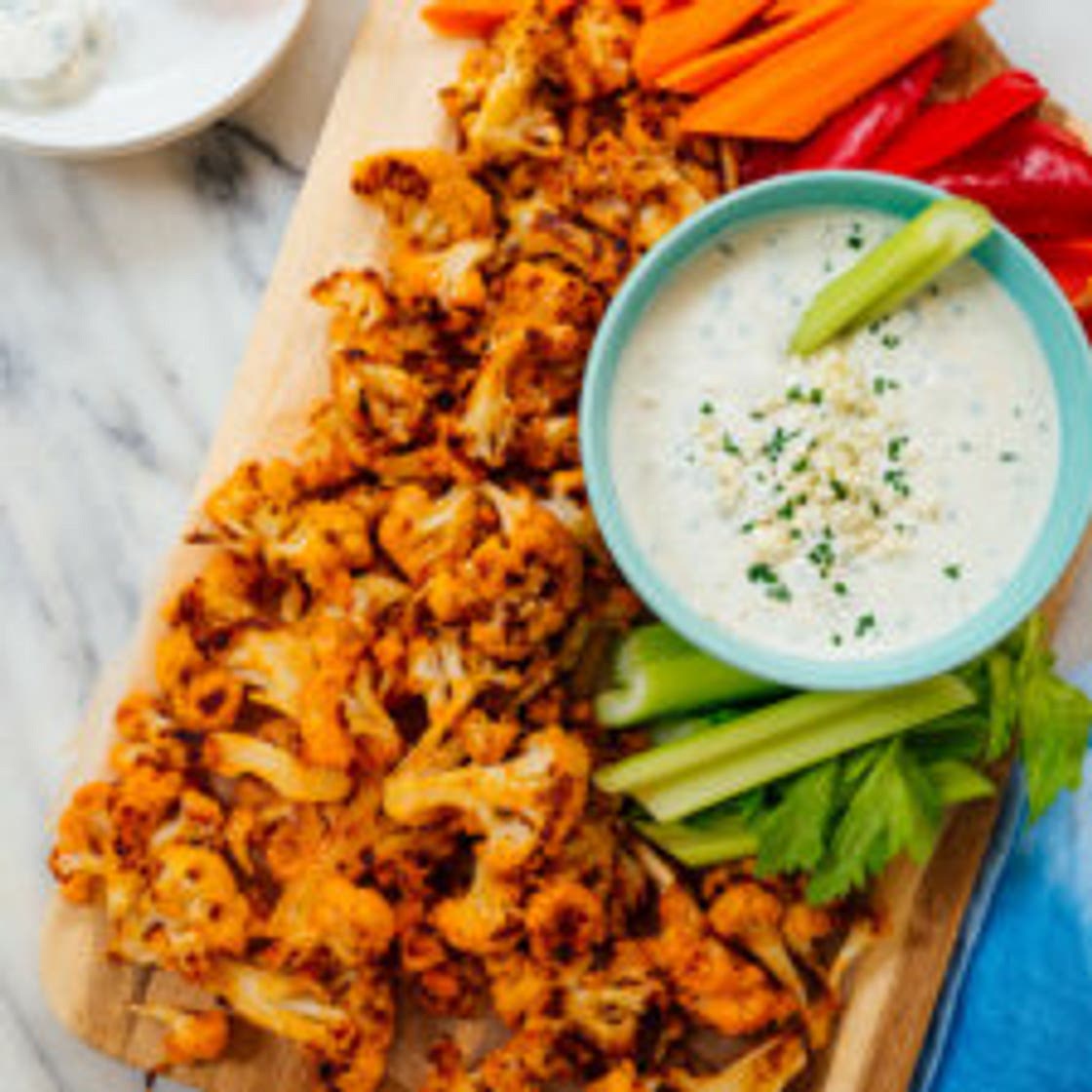Roasted Buffalo Cauliflower