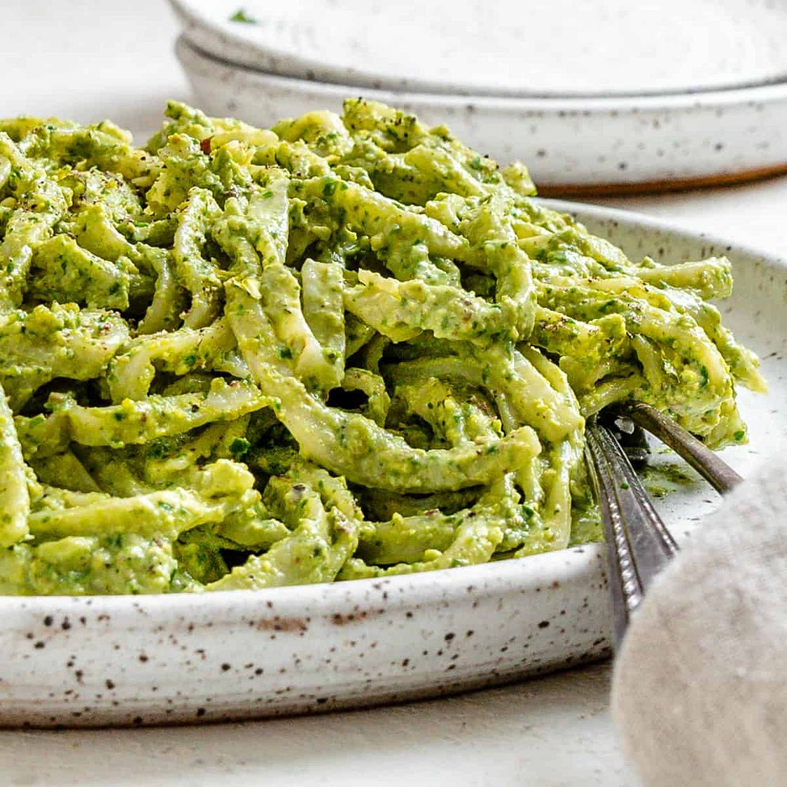 Amazing Avocado Pesto Pasta