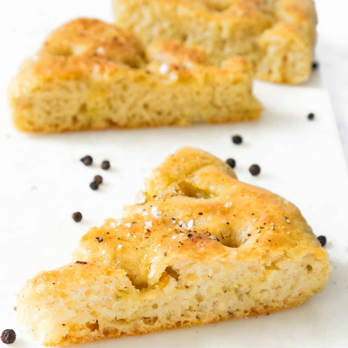 Black Pepper Focaccia