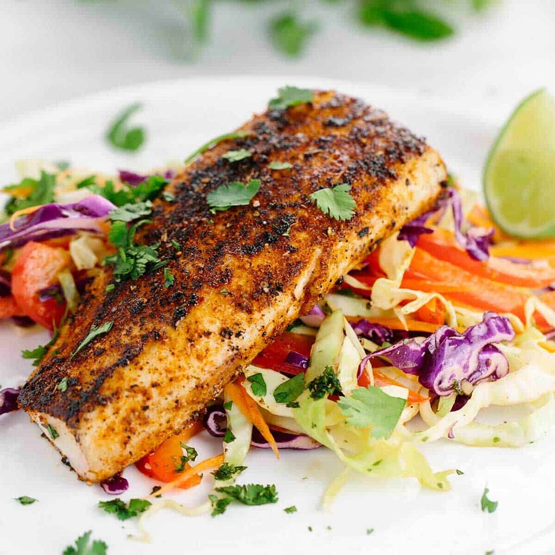 Mahi Mahi with Crunchy Coleslaw