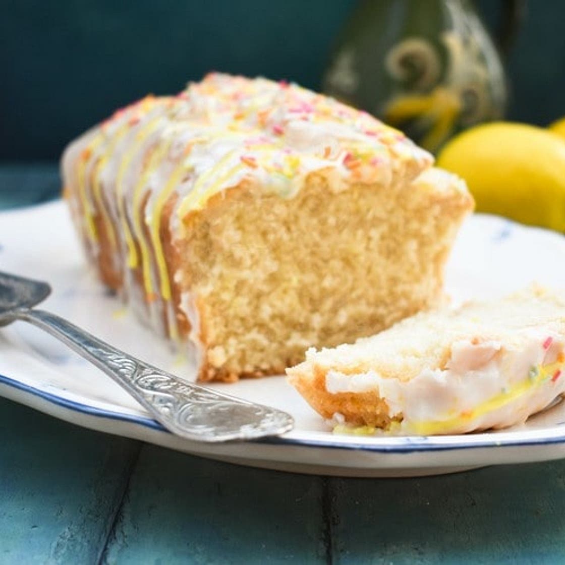 Easy Vegan Lemon Drizzle Cake