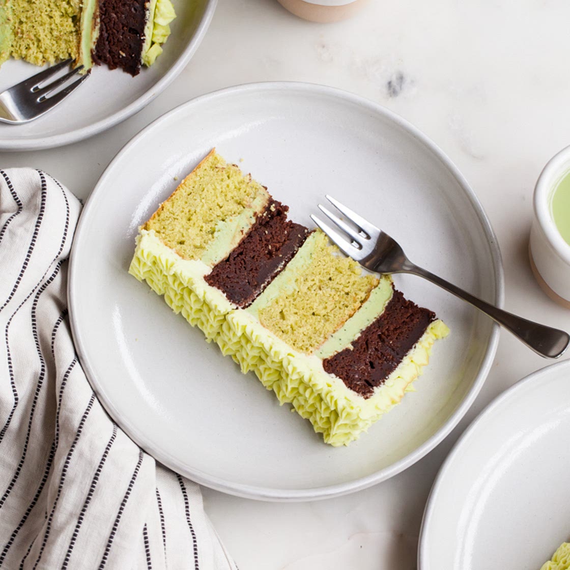 Matcha Chocolate Cake