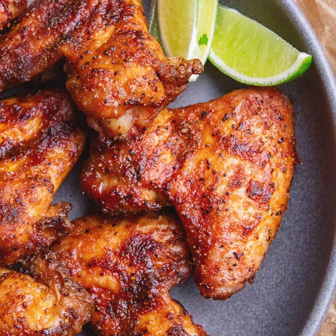 Smoked Habanero–Pineapple Chicken Wings