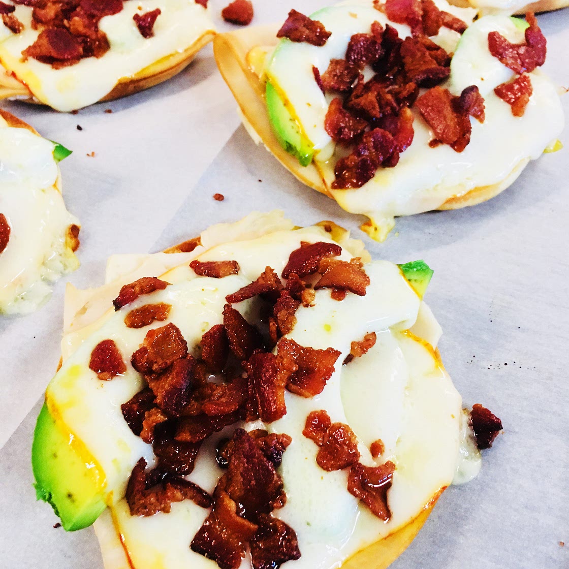 Muenster Turkey Melts with Avocado and Bacon