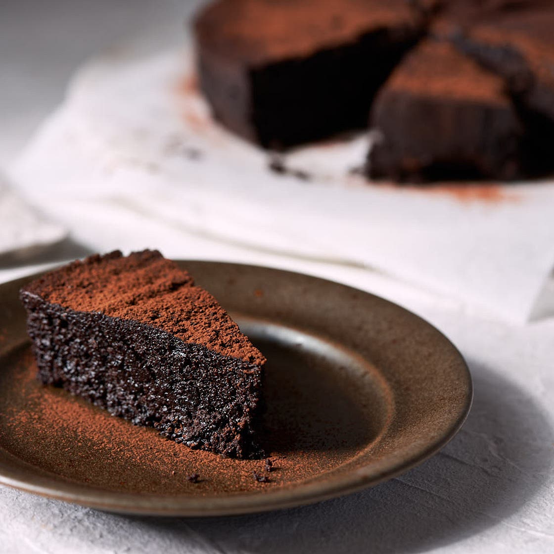 Nicola Lamb's 8 Inch Flourless Chocolate Cake