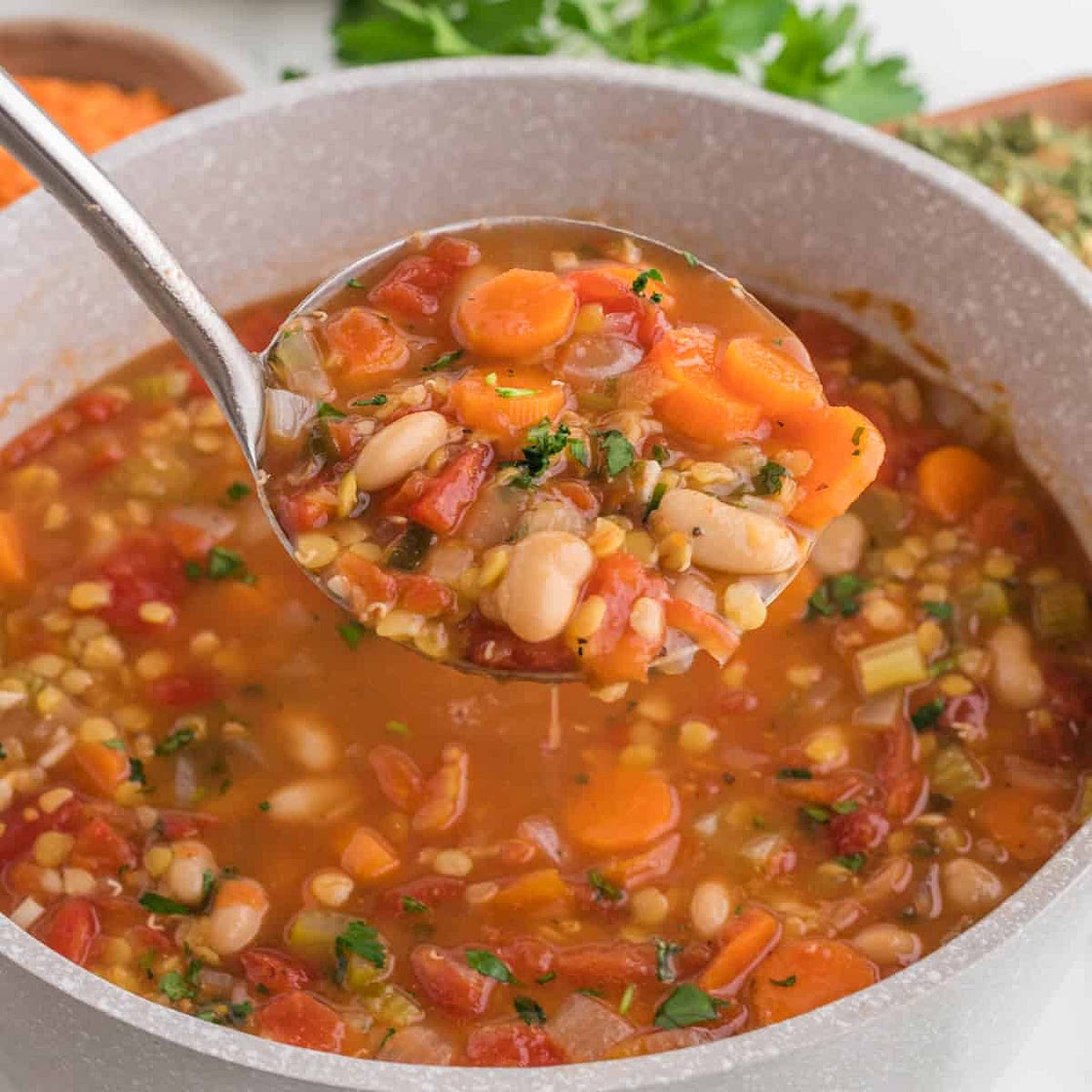 Mediterranean Lentil Soup