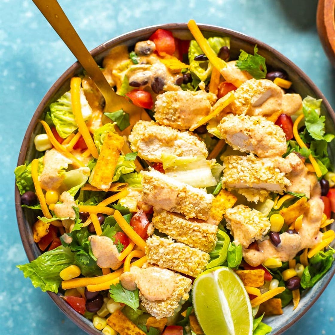 Copycat McDonald's Southwest Salad Recipe