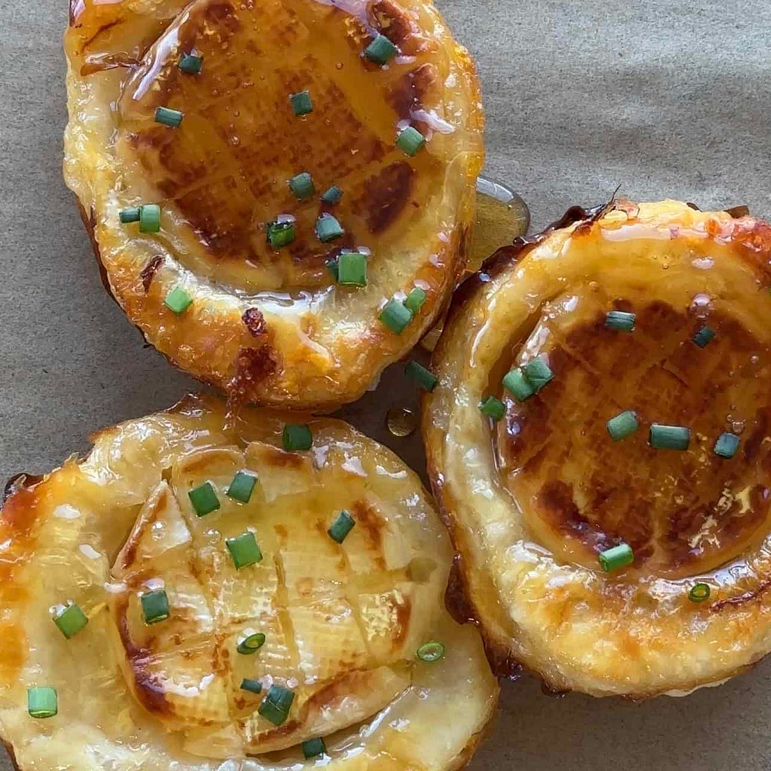 Mini Brie Honey Puff Pastry Turnover