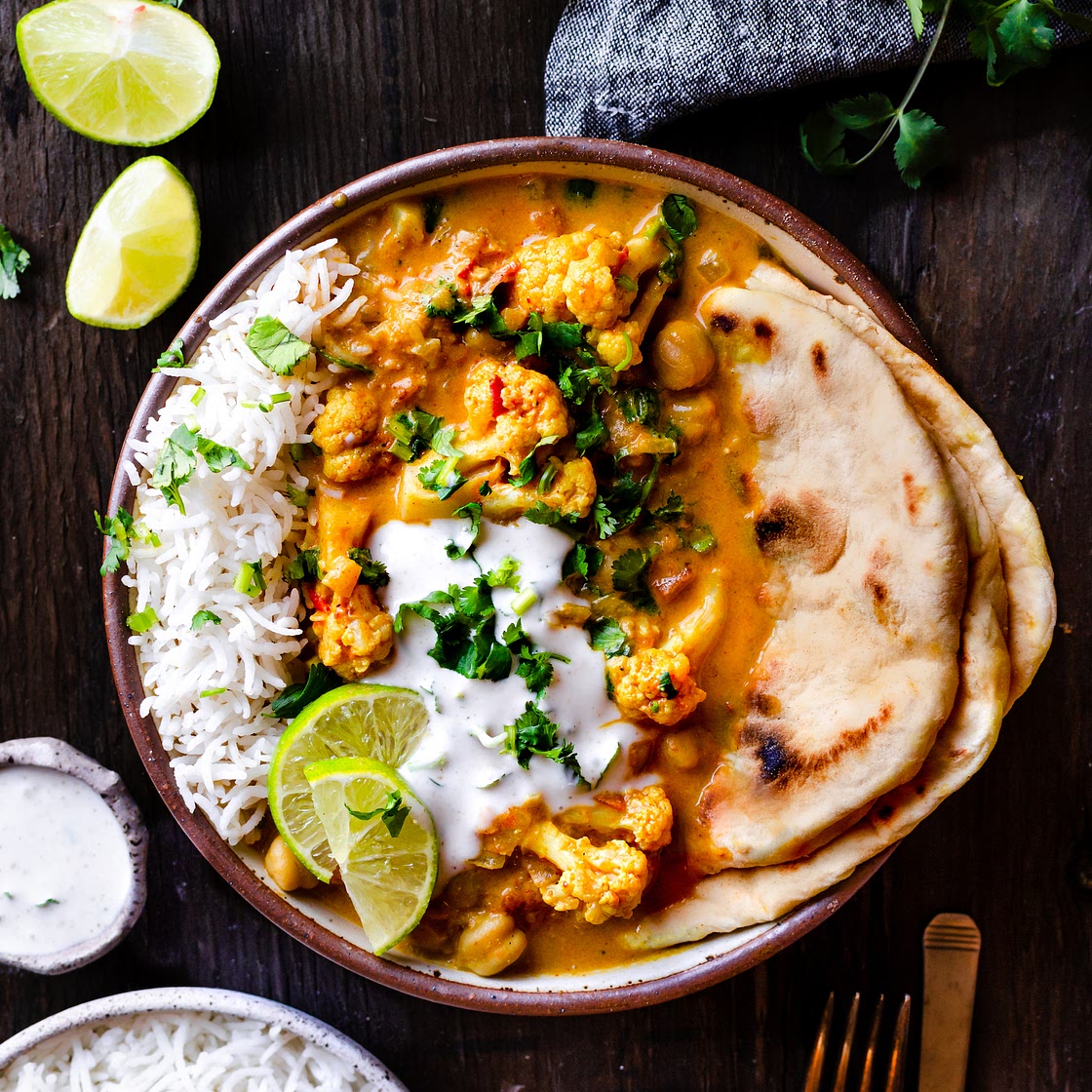 Cauliflower Chickpea Curry