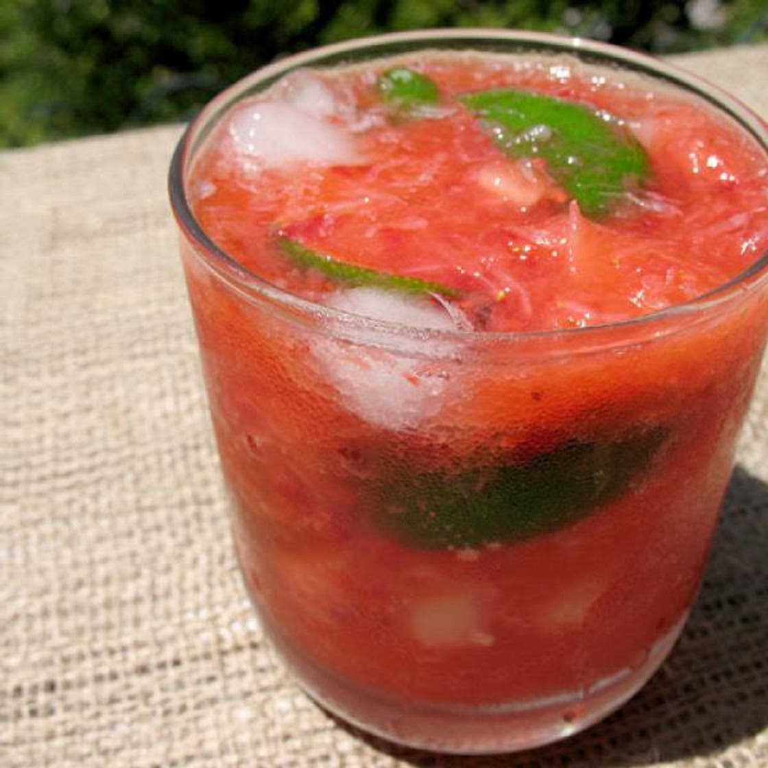 Caipirinha de morango
